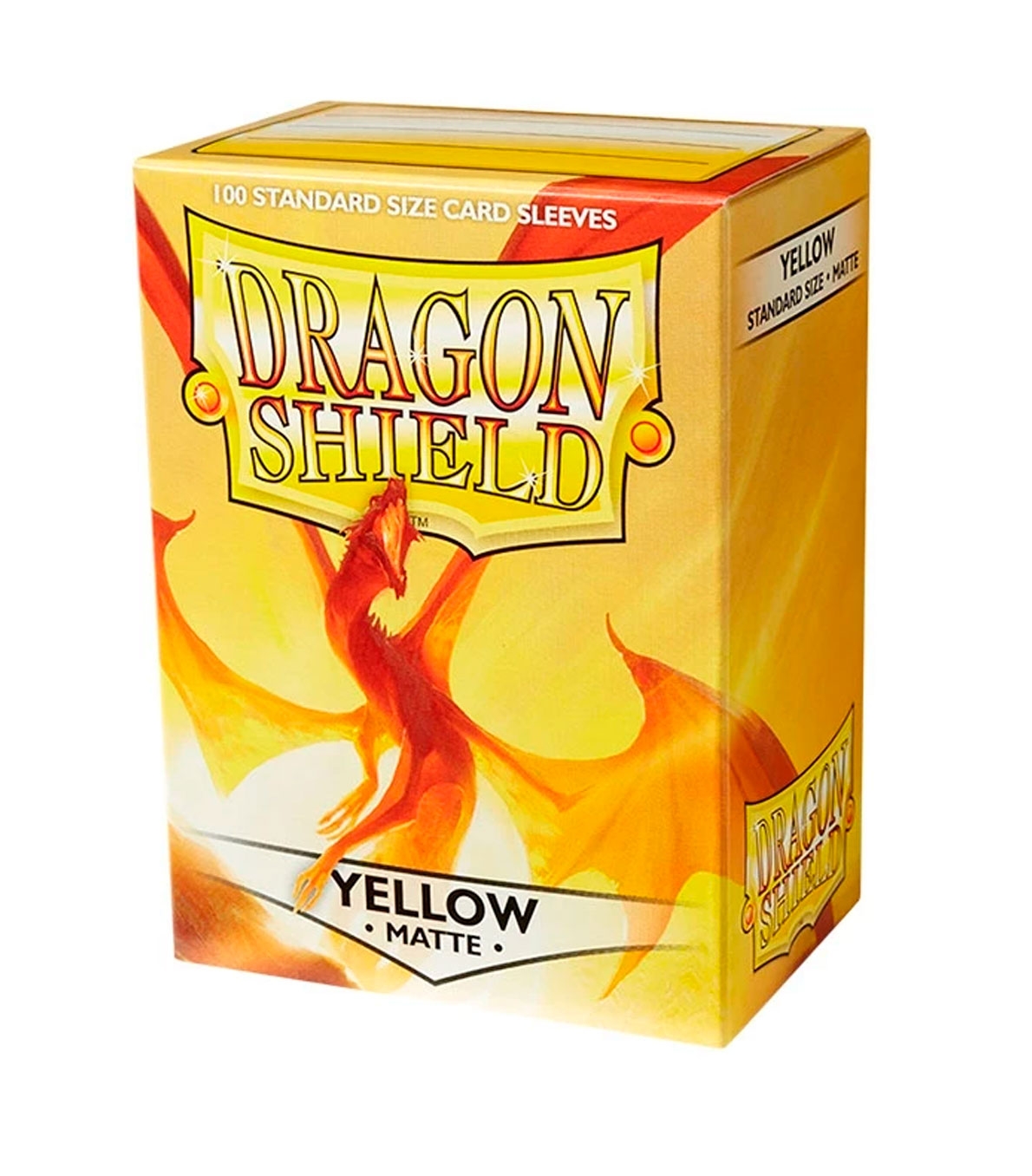 Fundas Standard Matte Amarillo (100 fundas) Dragon Shield.