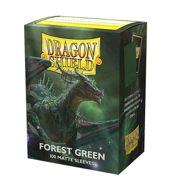 Fundas Standard Matte Forest Green Dragon & Shield