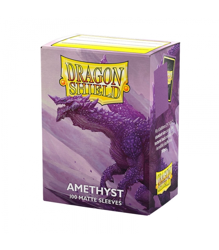 Fundas Standard Matte Morado Amethyst (100 unidades) - Dragon Shield