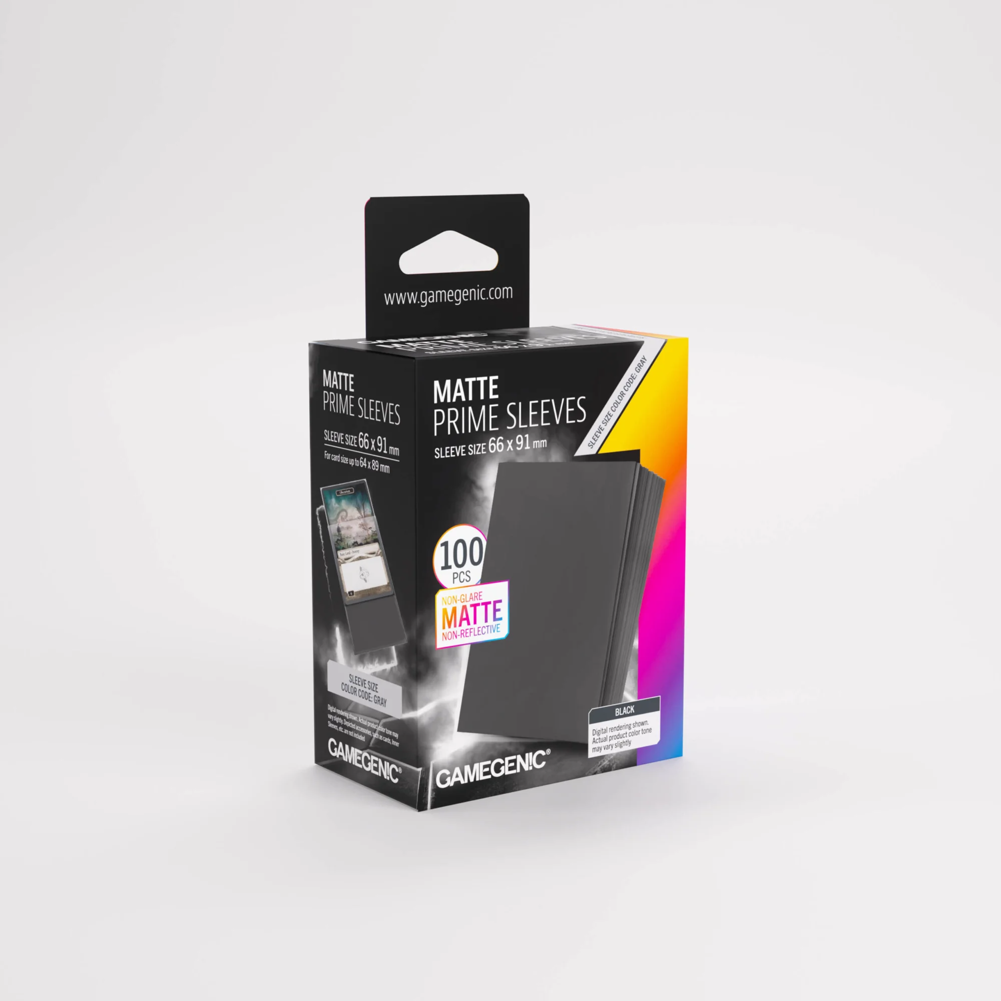 GAMEGENIC Matte Prime Sleeves - 100 Standard (varios colores)