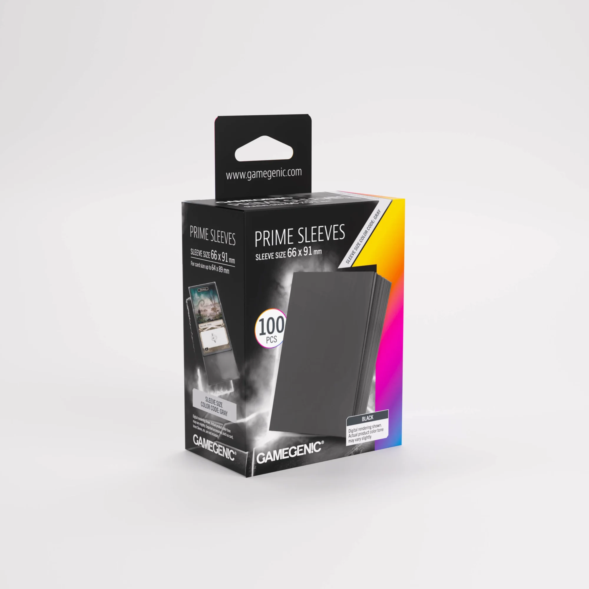GAMEGENIC Prime Sleeves - 100 Standard (varios colores)